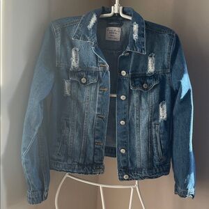 Love Tree Blue Denim Jacket